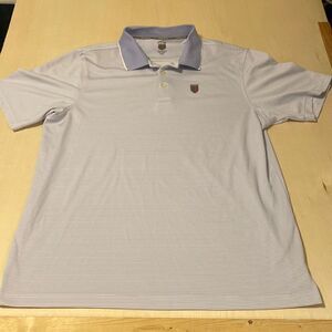 Faldo Claret and Green polo‎